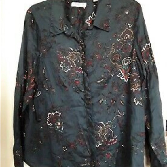 Cold Water Creek Button Down shirt - Picture 9 of 12